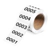 Consecutively Numbered Labels Number Roll Stickers 1-1000 Inventory Self-Adhesive Labels