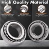 [2 Sets] Taxutor Trailer Hub Bearing Kit for #D42 Spindle
