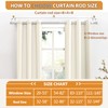 TONIAL Curtain Rod 32 to 115 Inch(2.6-9.6ft), Telescoping Splicing 3/4