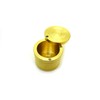 Brass Stash Box Ring Box - HAND MACHINED IN THE