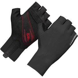 GripGrab Unisex - Adult Aero TT Aerodynamic Professional Cycling Race Gloves, Black, L