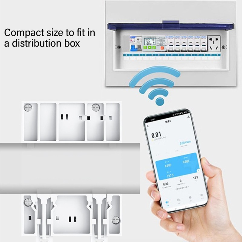 Smart WiFi Circuit Breaker Over Under Voltage Leakage Lightning Protector