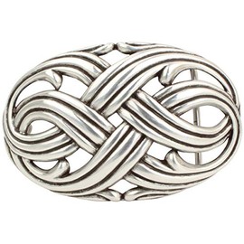 BELTINGER Aversa Belt Buckle 4.0 cm | Buckle Interchangeable Buckle Belt Buckle 40 mm Solid | Interchangeable Belt up to 4 cm, silver