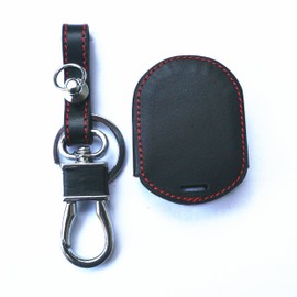 WFMJ Black Leather For Ford Expedition F150 F250 F350 Mustang Edge Explorer Flex Focus 4 Buttons Remote Smart Key Chain Cover Case Fob Taurus X