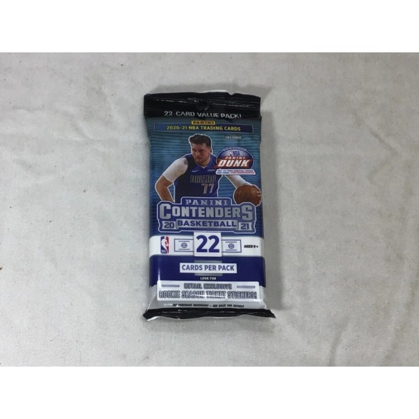 2020 2021 Panini Contenders Basketball Value Pack 22 Cards Jumbo