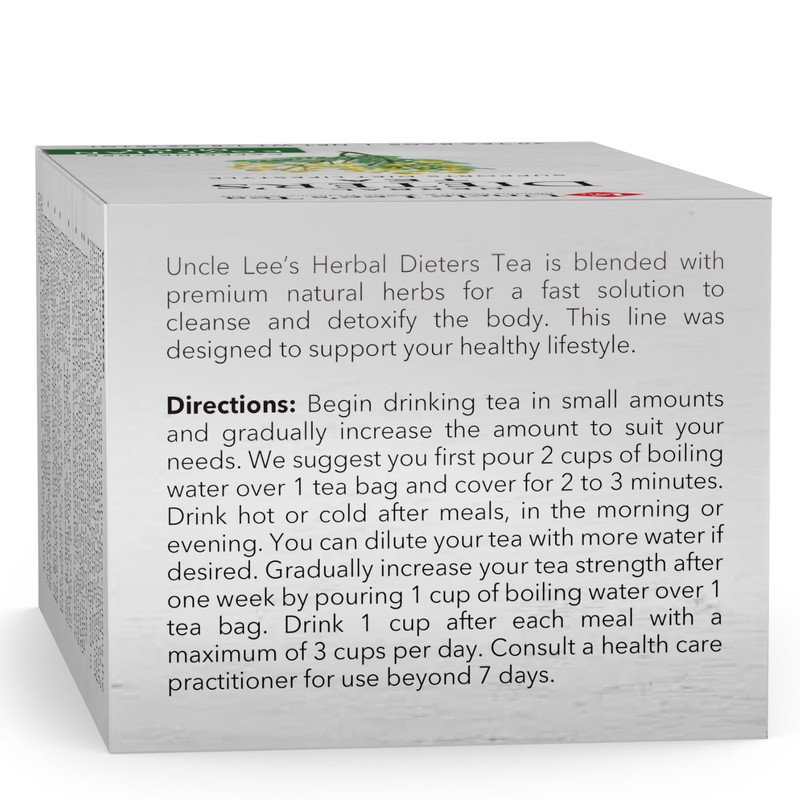 Uncle Lee’s Herbal Dieter’s Tea, Egyptian Mint – Senna Tea