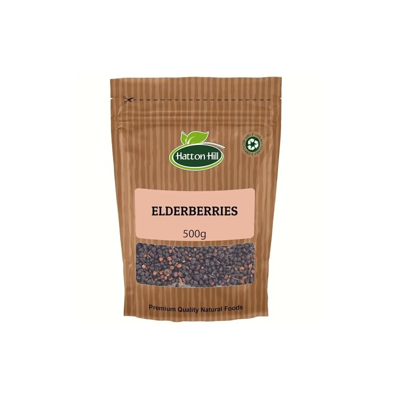 Elderberries Whole 500g by Hatton Hill
