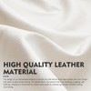 lekiliky 2PCS Car Headrest Covers, Waterproof Leather Scratch-resistant Reusable Elastic