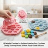 2 Pack Silicone Chocolate Molds - Honey Comb Silicone Mold,