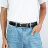 Founders & C Men's Leather Ratchet Comfort Click Belt Dress