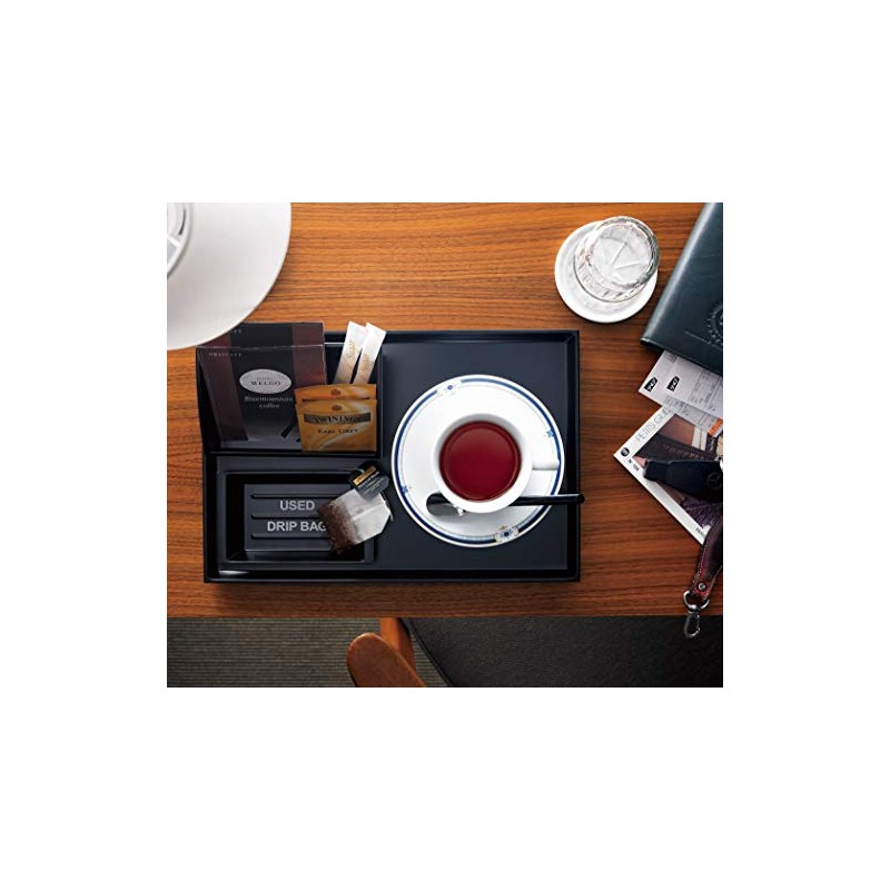 Kokusai Kako Monochrome Drip Bag Holder, Eco Black