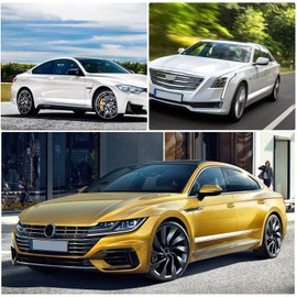 Car Hood Stripe Sticker Auto Racing Body Side Stripe Decal, Car Body Vinyl Door Skirt Racing Stripe Pinstripe Decal Stickers, Modified Stripe Decal Decoration for Sports Racing Stripe Stickers White