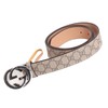 Men Belt Double G Pattern Stylish Adjustable Soft Rugged Men