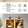 JOOSENLUX Wireless Picture Light - Battery Operated Black Wall Light