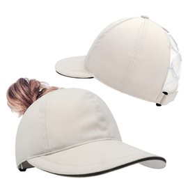 YAMEE Baseball Cap, Women's Ponytail Summer, Horsetail Hats, Women's Baseball Cap, Women's Baseball Cap, Waterproof, Sports Hat, Lightweight, Soft, Breathable, Hats for Women, Sun Protection, Quick
