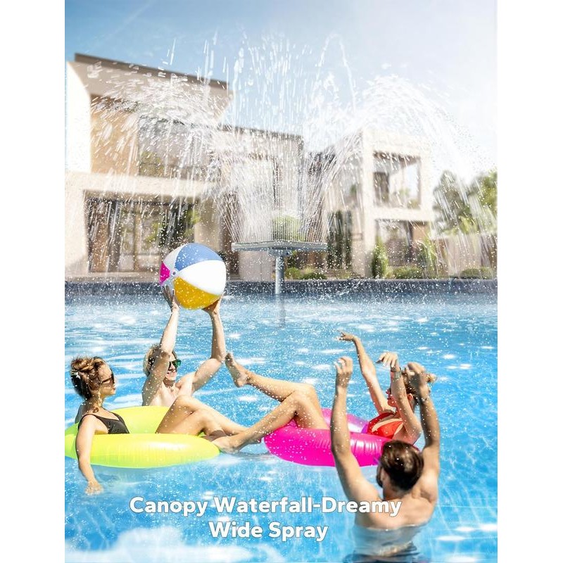 Whale Tail Pool Fountains for Above and In-ground Pools
