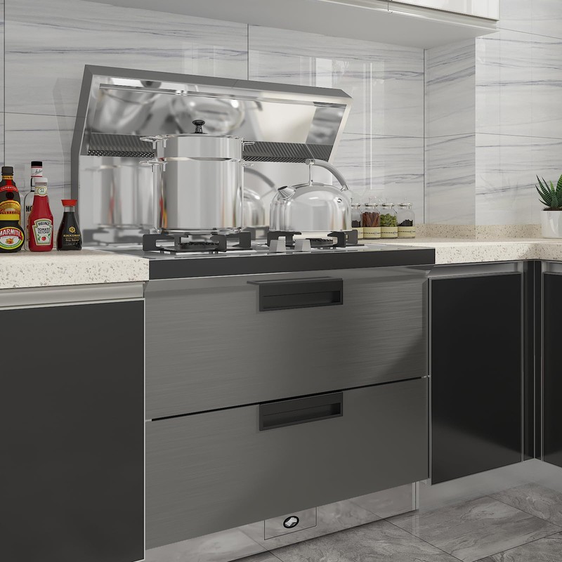 CHIHUT Stainless Steel Contact Paper for Kitchen Appliances Waterproof Metallic