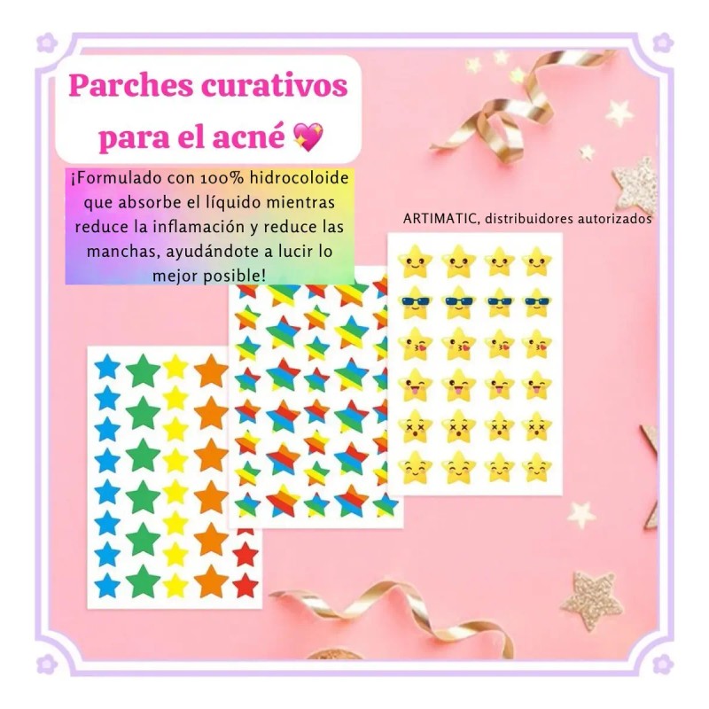 2 Cajas Parches Acné Espinillas Cubre Granitos Hidrocoloide