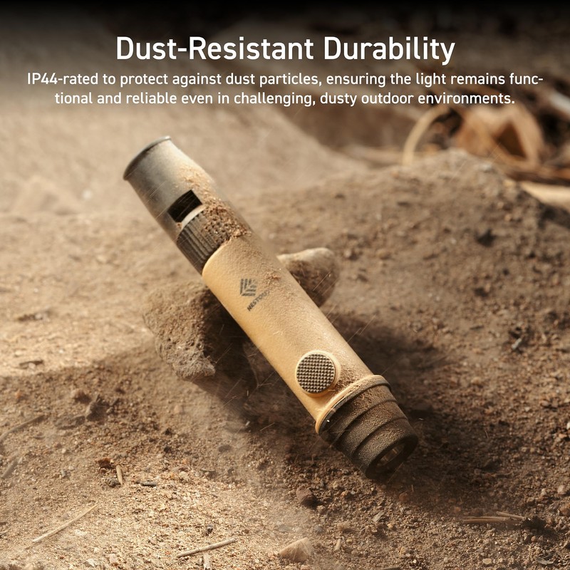 NESTOUT 3-in-1 Flashlight, Lantern & Whistle, IP44 Water-Resistant, Dust-Resistant, AAA