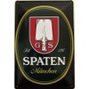 Deko 7 Tin Sign 30 x 20 cm GS Spaten since 1397 Munich