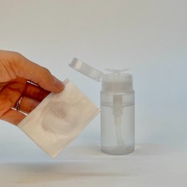 Clear Nail Dispenser Pump Empty Bottle 100ml 5ea