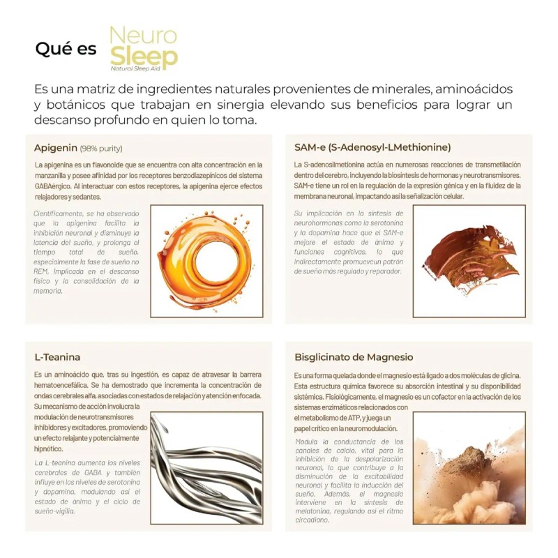 Magnesio Y Teanina Sueño Profundo Sin Melatonina 200 Caps