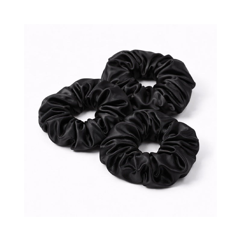 Casa Della Silk Grande Mulberry Silk Scrunchies x3 – Large