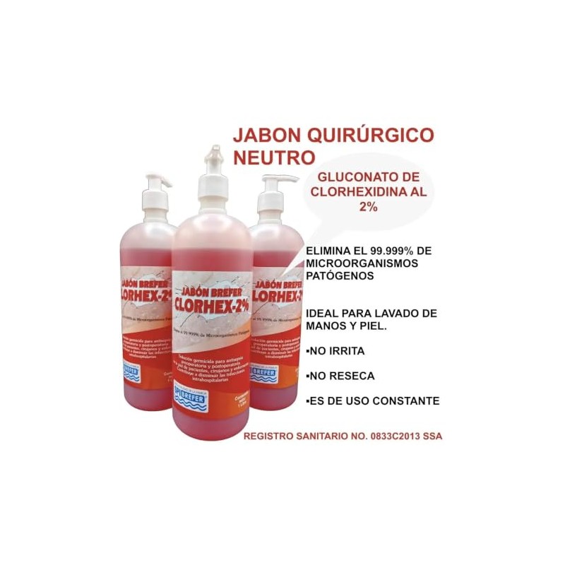 Gluconato de Clorhexidina 2% 946 Ml