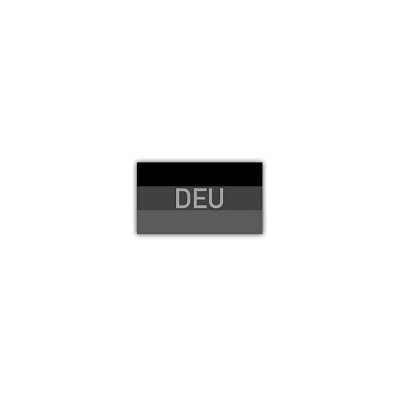 Sticker # DEU ISAF German Flag Black Flag Afghanistan 7x4
