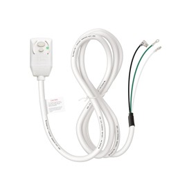 Wengart LCDI Power Cord Plug AC240V 10Amp 2400W 60Hz Air Conditioning Extension Cable NEMA5-15P Leakage Current Detection Interrupter UL Listed White