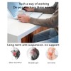 Wrist Rests，Premium Cushion Care armrest, Lift and Adjust Desk Flush