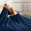 Exclusivo Mezcla Queen Size Flannel Fleece Blanket, Super Soft and