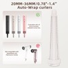 GENCAM 0.78in-1.4in Conical Long Barrels Attachment for Shark FlexStyle HD430/HD435/HD440BK,