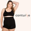 Conturve High-Waisted Body Shaper Boyshorts - Tummy Control Shapewear for
