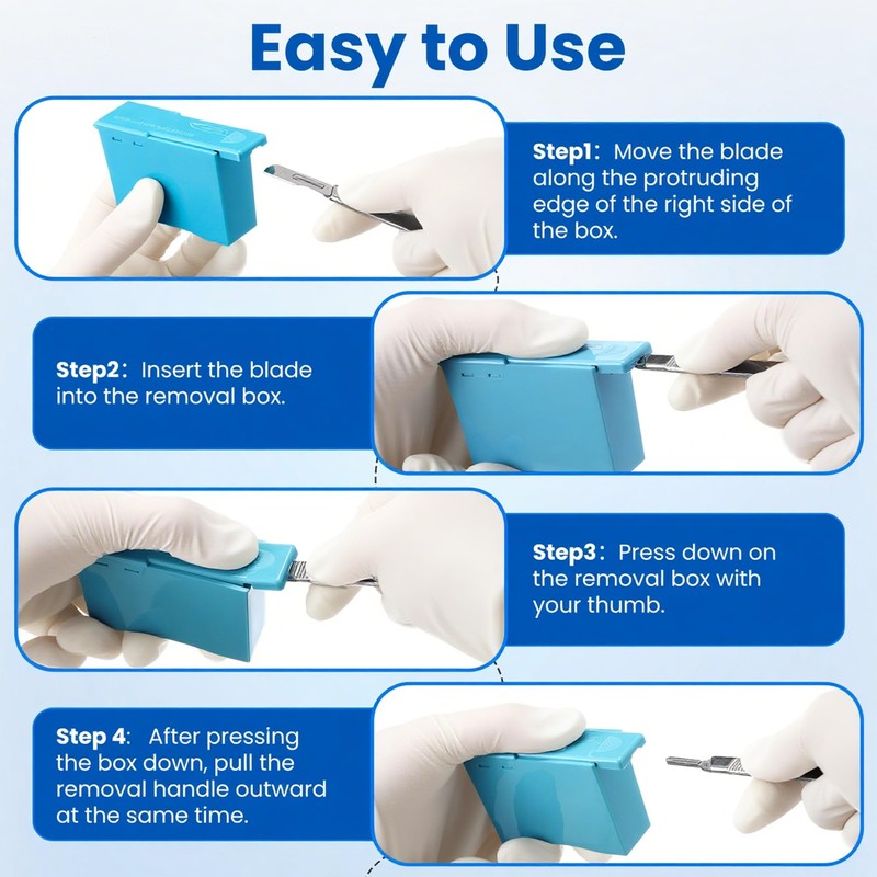 Geiserailie 1 Pack Blade Remover, Easy to Use, Compact, Plastic