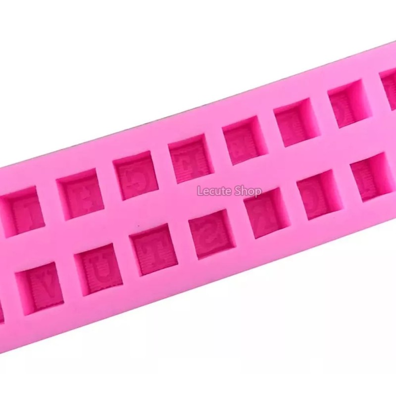 n Molde Cubo Abecedario Fondant Decoracion Reposteria Pastel