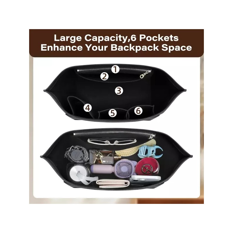 Longchamp Le Pliage 컵 홀더 라지/블랙 롱샹 르 플리지 L