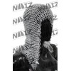 WAIZ Medieval Knights Butted Aluminium Chain Mail Coif Ring Maille