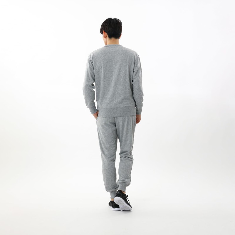 Champion C3-YS050Z Men's Sports Sweatshirt, Long Sleeve, Fleece Lining, Embroidery,