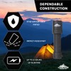 Cascade Mountain Tech 650-Lumen IPX8 Waterproof LED Flashlight with 3