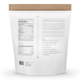 NorCal Organic Chocolate Whey Protein | 100% USA Grass-Fed, USDA Certified | Naturally Flavored with Raw Cacao from California Family Farms | 32 Ounce (Pack of 1) - 32 Servings