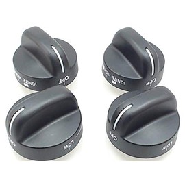 Edgewater Parts 8273103, AP6012363, PS11745570 (4 pack) Burner Knobs Compatible With Whirlpool Ranges Product Name (Fits Models: SF3, GS3, TGS, SF2, TGP And More)