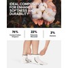 DANISH ENDURANCE Cushioned Sport Socks, Organic Cotton, Quarter Socks, for