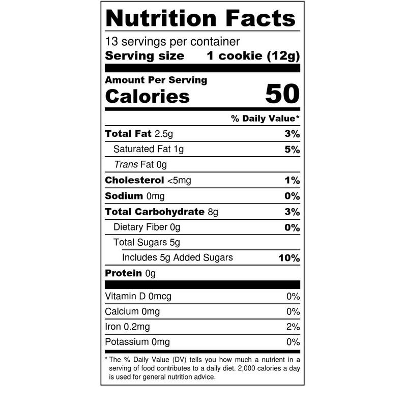 Butter Cookies by Unna Bakery, 5.5 oz (Vanilla, 1)