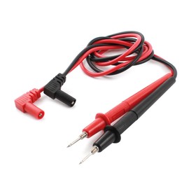 sourcing map Multimeter Meter Test Lead Probe 4mm Banana Connector 1000V 80cm Length Black Red 21mm Probe Length with Thread 2pcs
