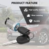 RAMATA Ignition Switch Lock Cylinder with 2pcs Transponder Chip Keys