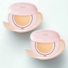 Milk Touch All Day Skin Fit Milky Glow Cushion 03. Natural Beige, 2 pieces / 밀크터치 올데이 스킨핏 밀키 글로우 쿠션 03. 내추럴베이지, 2개