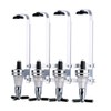 4 Bottle Liquor Dispenser, Wall Mounted Spirit Drinks Stand Optic,