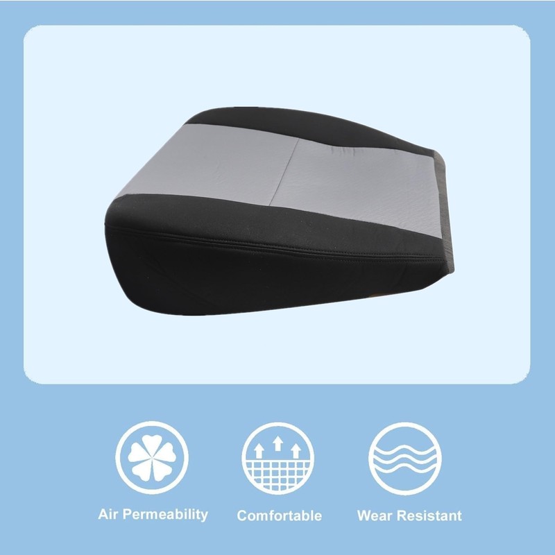 FZJDSD Cloth Ebony & Titanium Driver Bottom Replacement Seat Cover