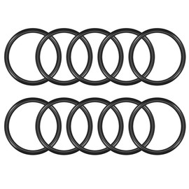 sourcing map Metric Nitrile Rubber O-Rings Seal 55 mm AD 47 mm ID 4 mm Width Pack of 10